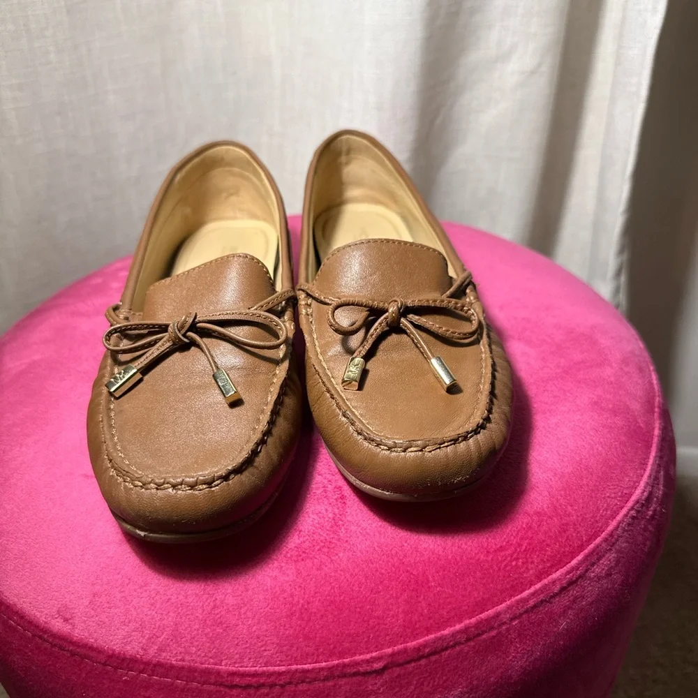 Classic Brown Leather Moccasin Loafers